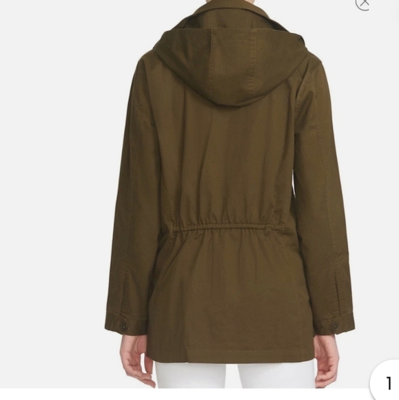 CECE Olive Green Women's Jacket with Butterfly Embroidery - Picture 3 of 8